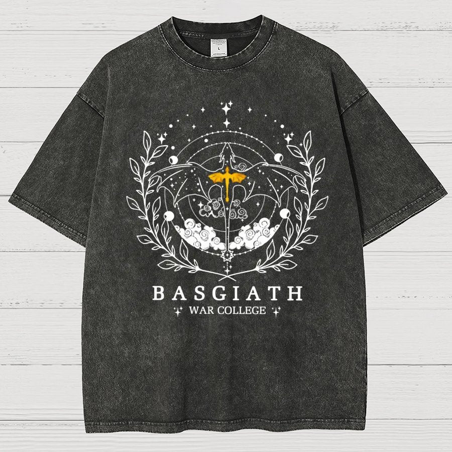 Fourth Wing Nerd Tee, Dragon Rider Bookish Vintage Distressed T-shirt