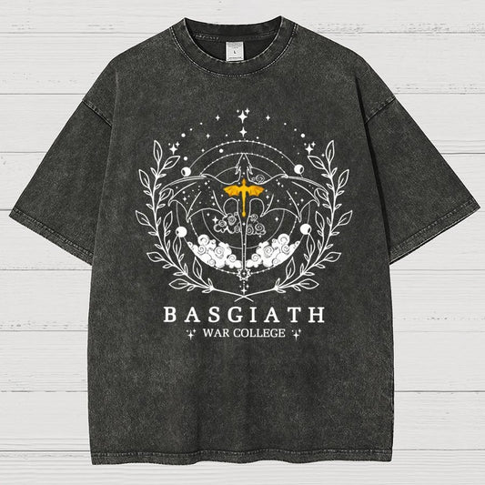Fourth Wing Nerd Tee, Dragon Rider Bookish Vintage Distressed T-shirt