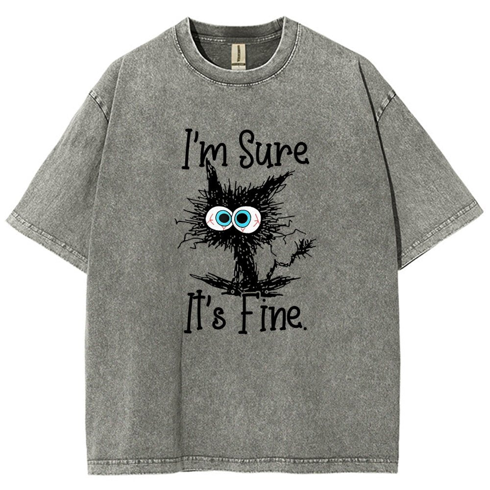 I’M Sure It’S Fine Vintage Distressed T-shirt