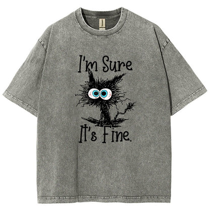 I’M Sure It’S Fine Vintage Distressed T-shirt