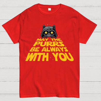 May The Purrs Be With You Geek T-Shirt