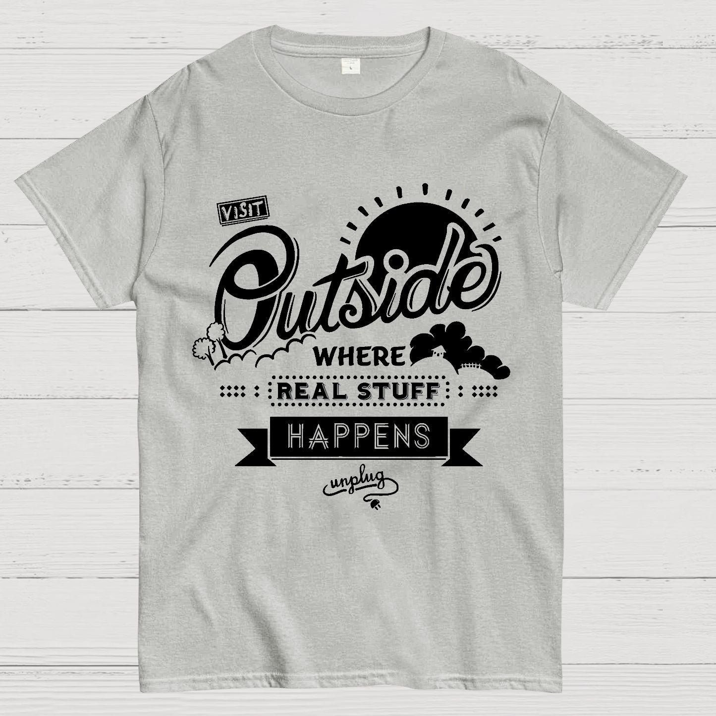 Visit Outside Geek T-Shirt