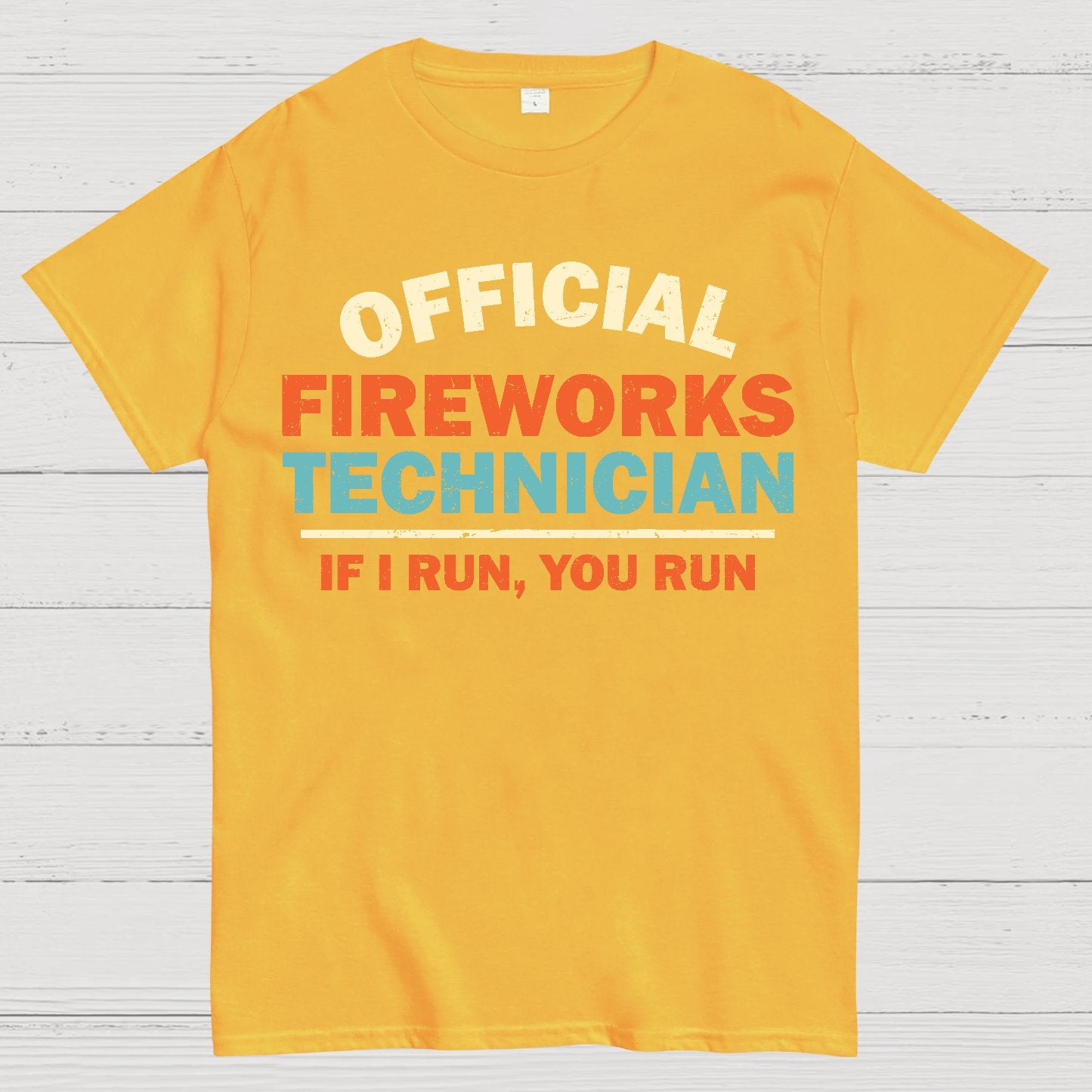 Official Fireworks Technician Geek T-Shirt