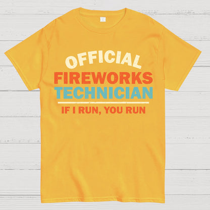 Official Fireworks Technician Geek T-Shirt