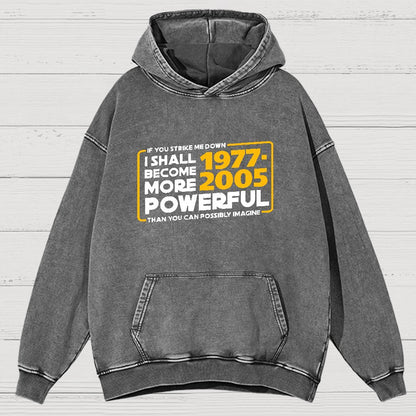 I Shall Become More Powerful Vintage Distressed Hoodie