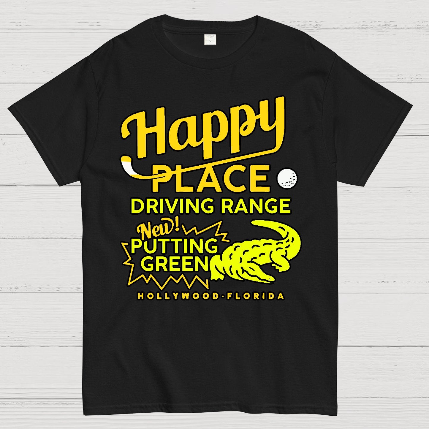 Happy Place Driving Range Geek T-Shirt