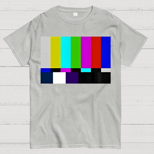 Retro Color Bar Screen Geek T-Shirt