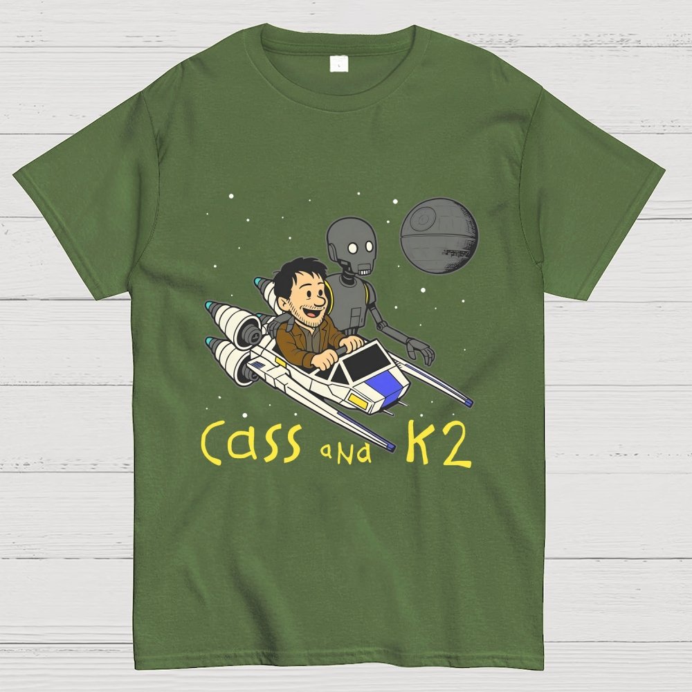 Cass And K2 Geek T-Shirt