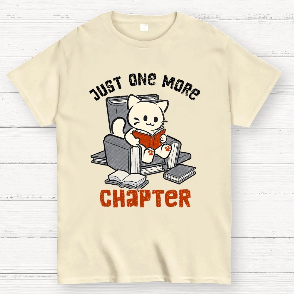 Just One More Chapter Cat Geek T-Shirt