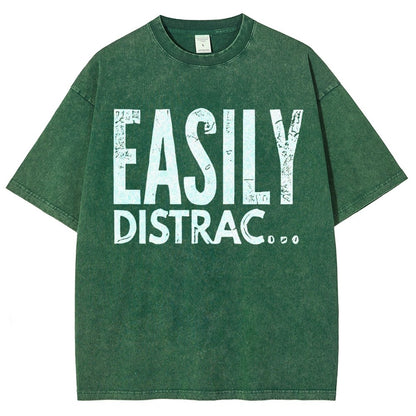 ADHD OCD Awareness Vintage Distressed T-shirt