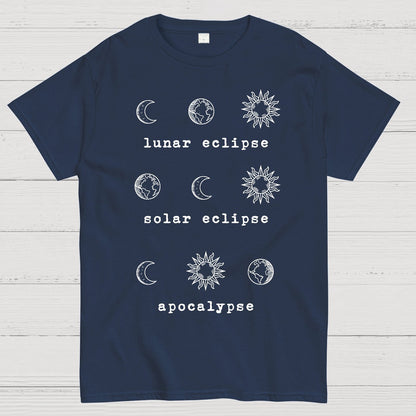 Lunar Eclipse Solar Eclipse Apocalypse Geek T-Shirt