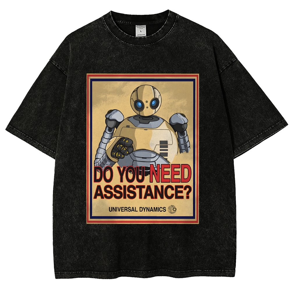 Do You Need Assistance Vintage Distressed T-shirt