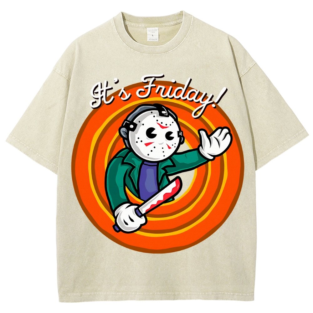 It's Friday Vintage Distressed T-shirt