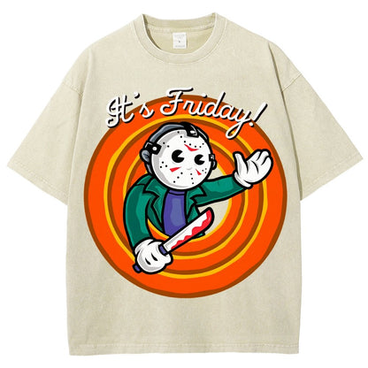 It's Friday Vintage Distressed T-shirt