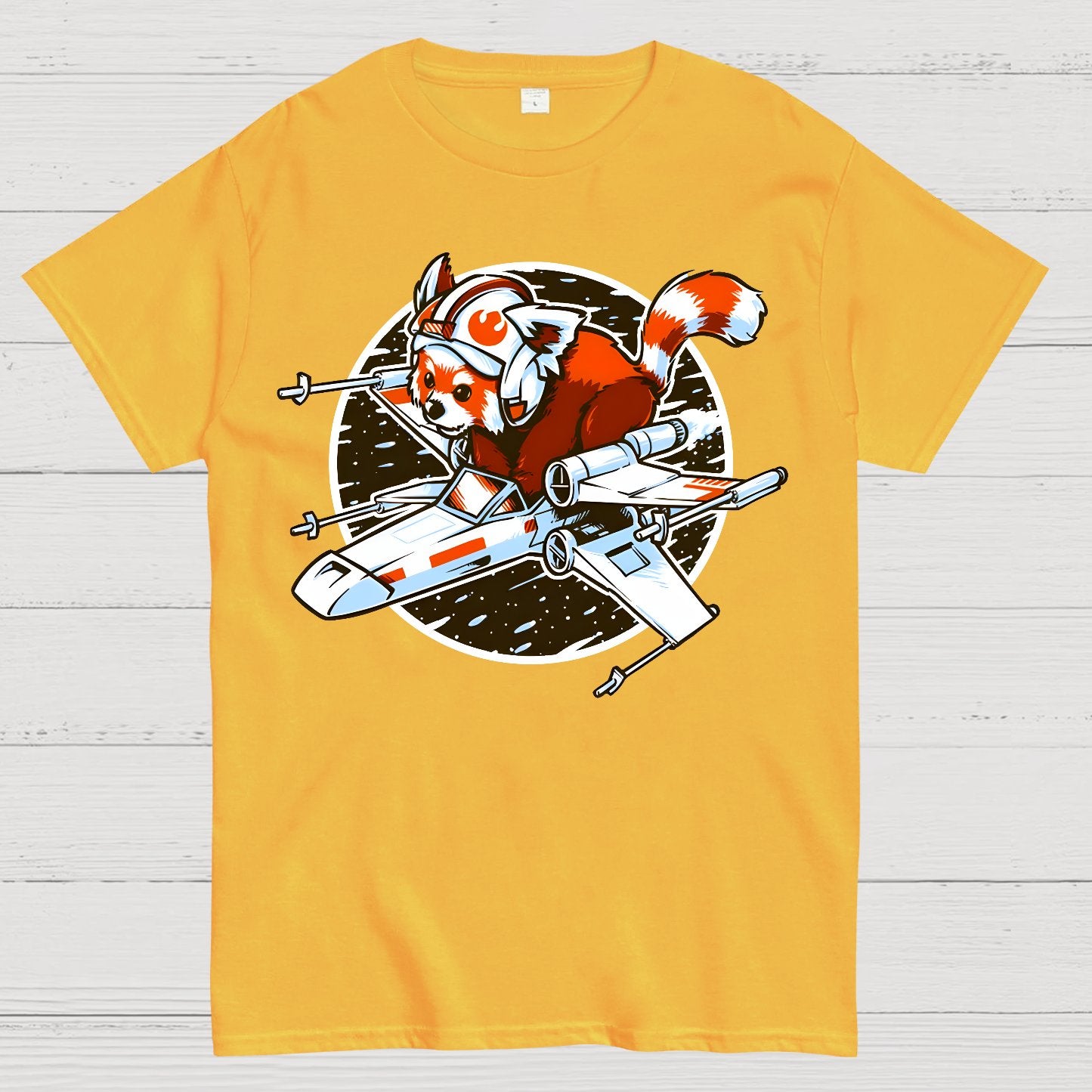 Red panda, Standing By Geek T-Shirt