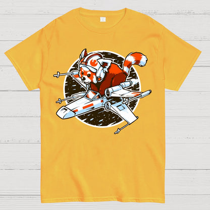 Red panda, Standing By Geek T-Shirt