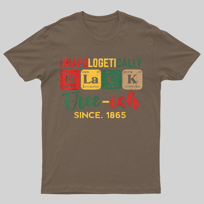 Unapologetically Black Periodic Geeky T-Shirt