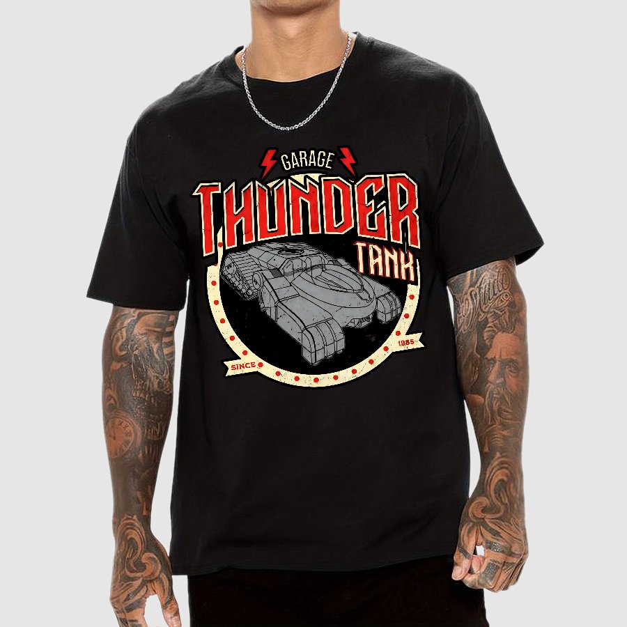 Thunder Tank Garage Buy Now Geek T-Shirt