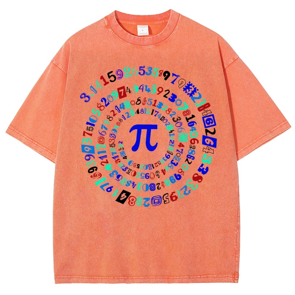 Happy Pi Day Vintage Distressed T-shirt