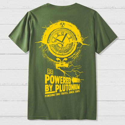 Plutonium Power Front And Back Printing Geek T-Shirt