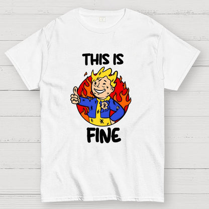 This Is Fine Geek T-Shirt
