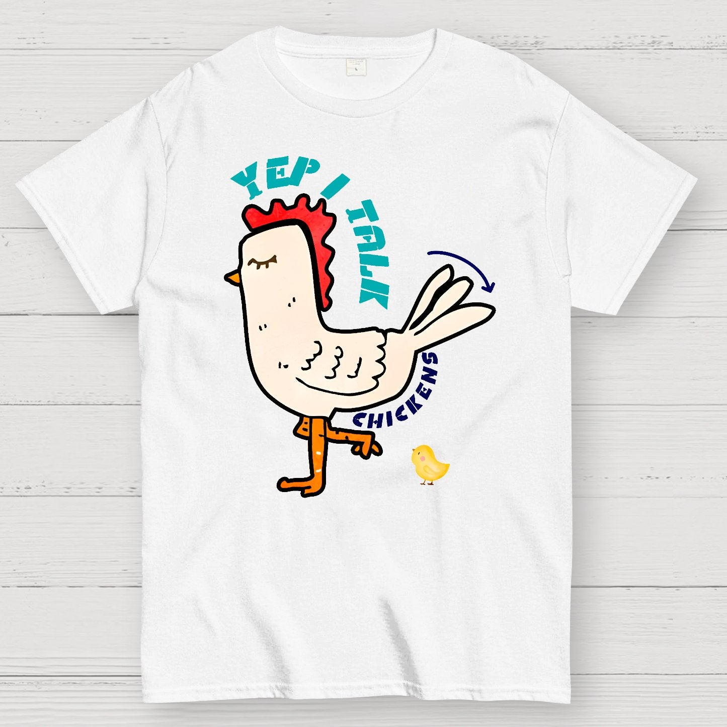 Best Yep I Talk To Chickens Geek T-Shirt