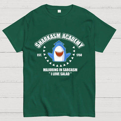 Sharkasm Academy Unisex Geek T-Shirt