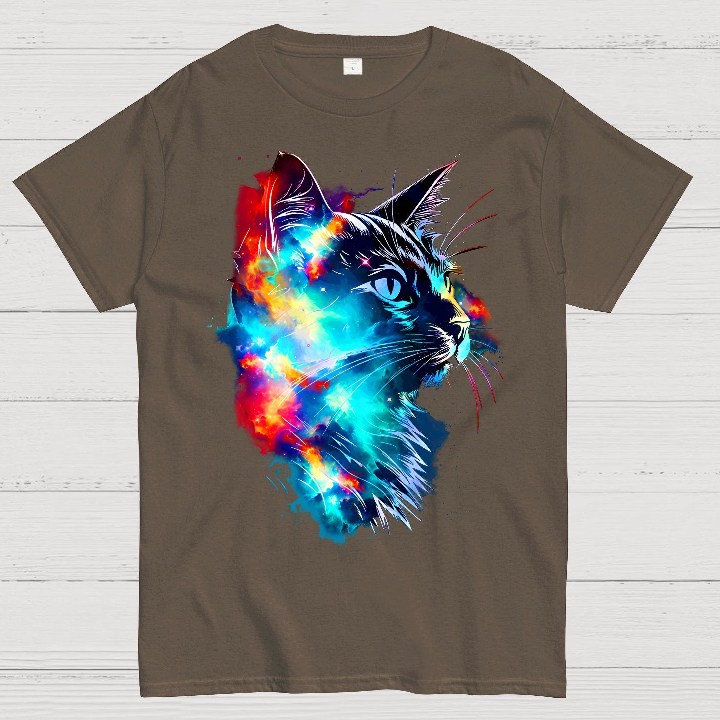 Cosmos Cat Geek T-Shirt