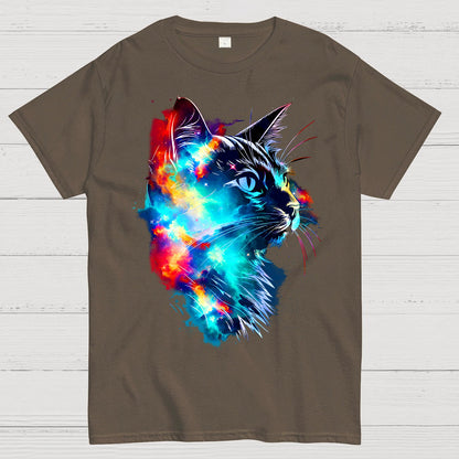 Cosmos Cat Geek T-Shirt