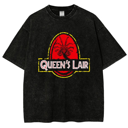 Queen's Lair Vintage Distressed T-shirt