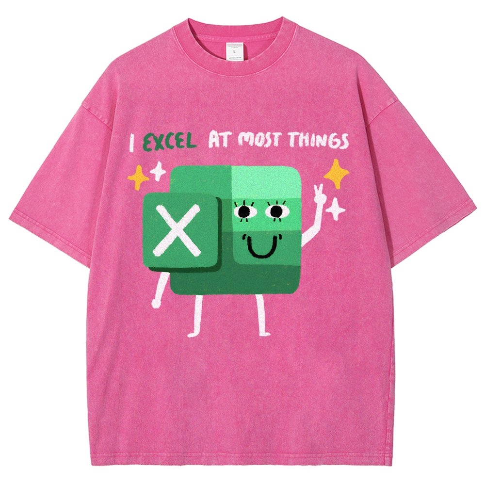 I Excel At Most Things Vintage Distressed T-shirt