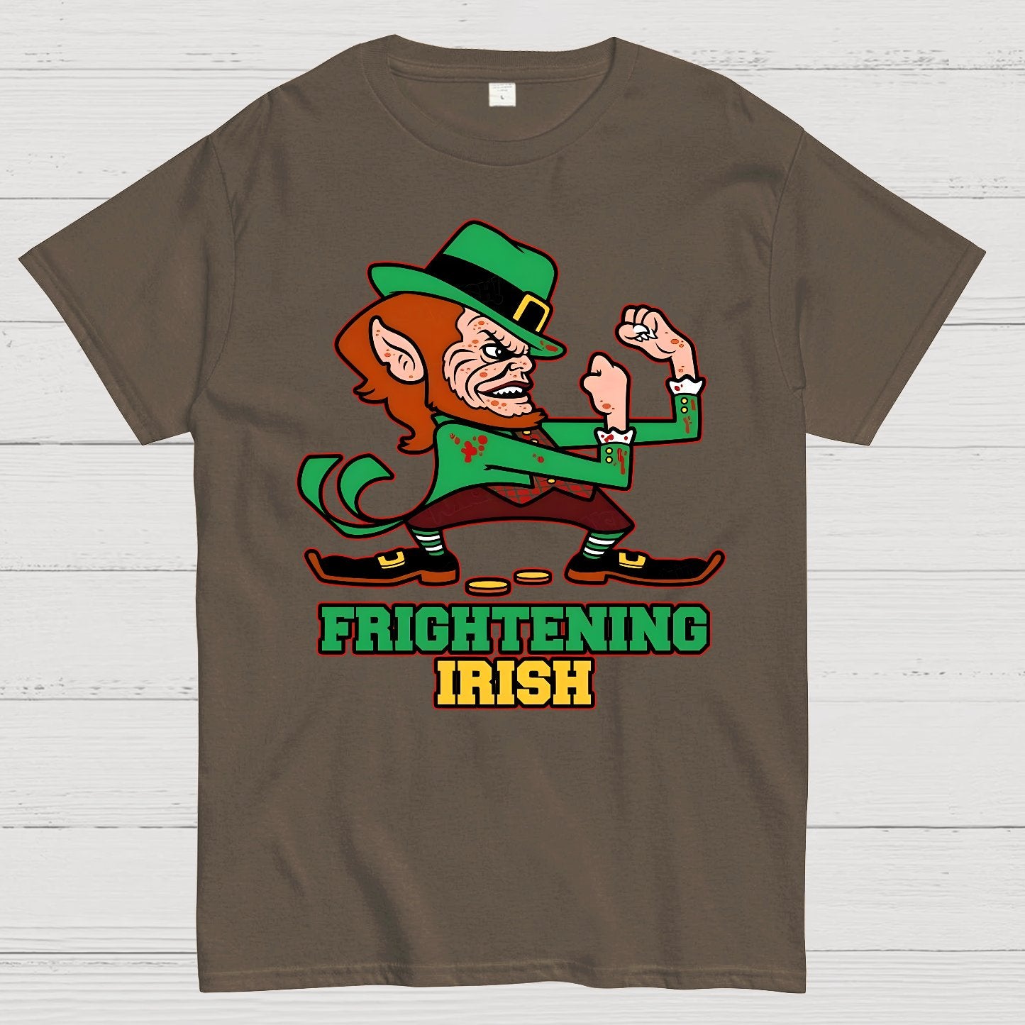 Frightening Irish- St. Patrick's Day Geek T-Shirt