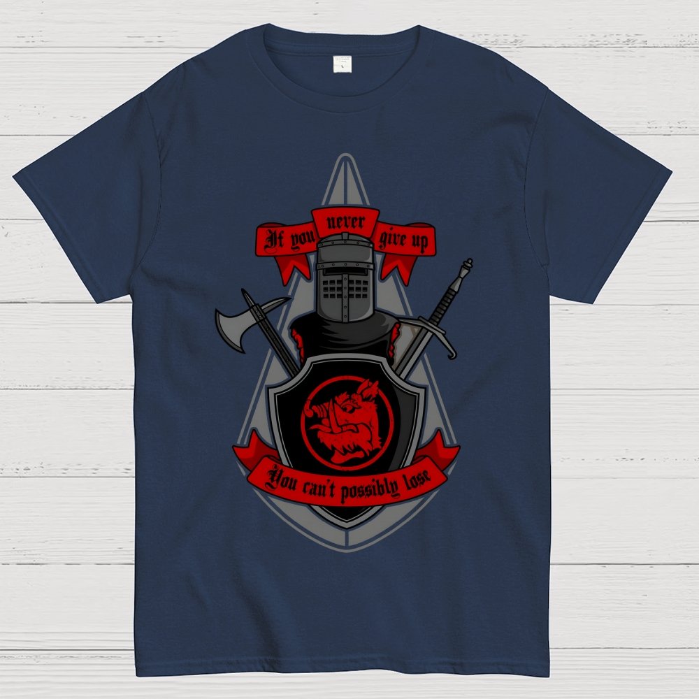 Never Give Up Geek T-Shirt