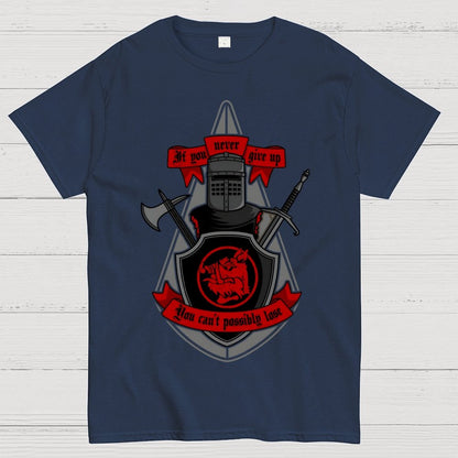 Never Give Up Geek T-Shirt