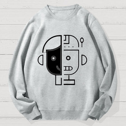 Artificial Intelligence Geek Cotton Sweatshirt