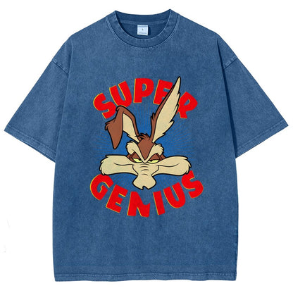 Super Genius Vintage Distressed T-shirt