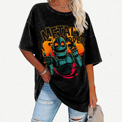 Giant Metal Lover Vintage Distressed T-shirt