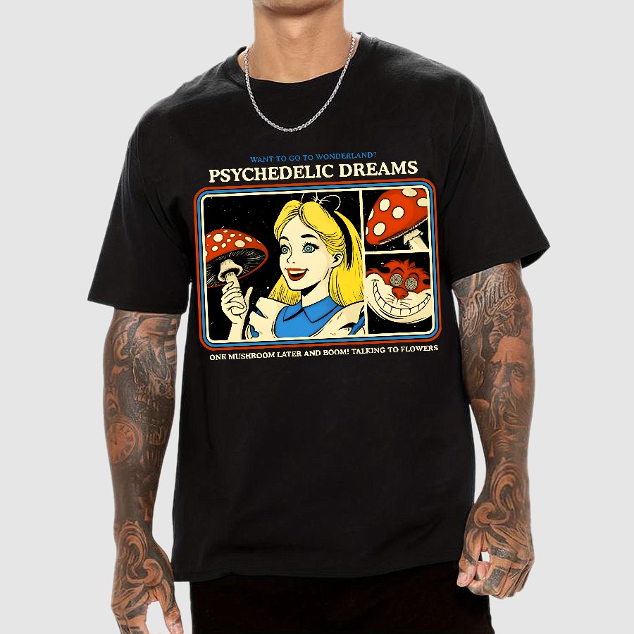 Psychedelic Dreams Geek T-Shirt