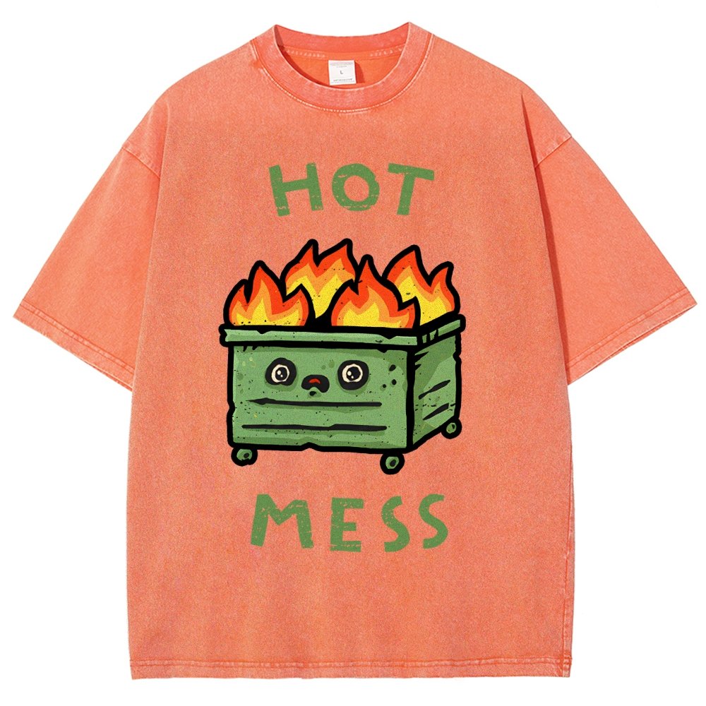 Hot Mess Vintage Distressed T-shirt