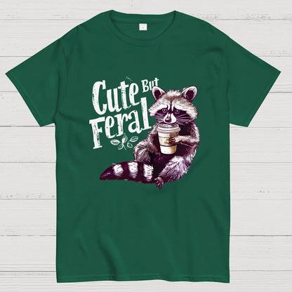 Cute But Feral Funny Geek T-Shirt