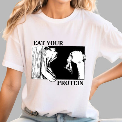 Eat Your Protein Unisex Geek T-Shirt