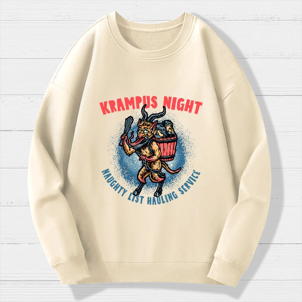 Krampus Night Geek Cotton Sweatshirt