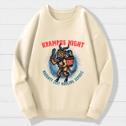 Krampus Night Geek Cotton Sweatshirt