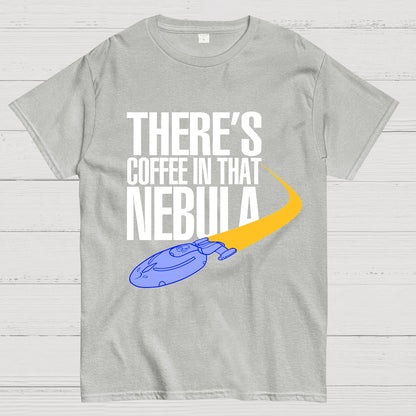 Coffee In That Nebula By Kwamster Geek T-Shirt