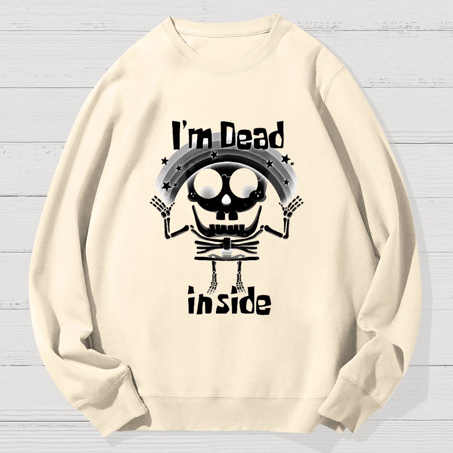I'm Dead Inside Geek Cotton Sweatshirt