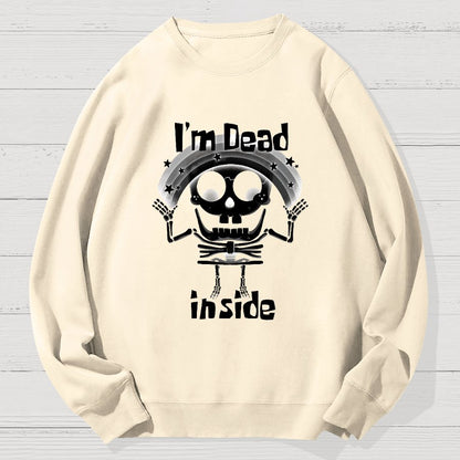 I'm Dead Inside Geek Cotton Sweatshirt