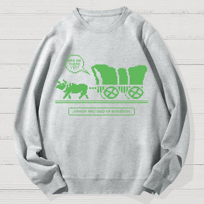 Oregon Road Trip Geek Cotton Sweatshirt
