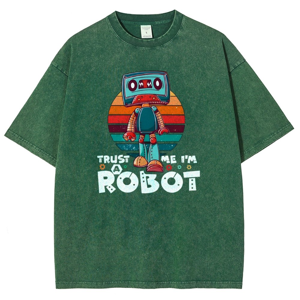 Trust Me I'm A Robot Vintage Distressed T-shirt