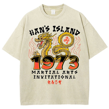 Sun's Island Martial Arts Invitational 1973 Vintage Distressed T-shirt