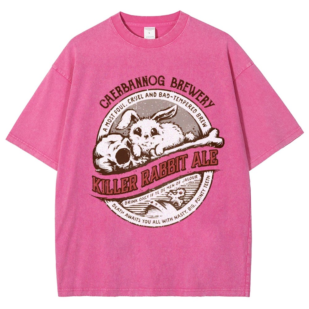 Killer Rabbit Ale Vintage Distressed T-shirt